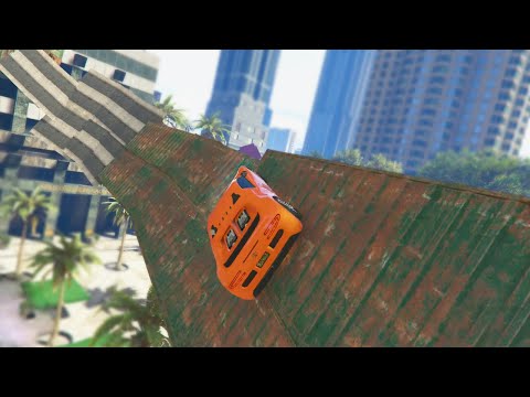 EPIC LOOPING WALLRIDE RACE (GTA 5 Funny Moments)