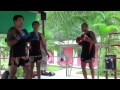 Tiger Muay Thai techniques: Block kick respond punch or kick