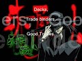 Trade binder 11/16/09