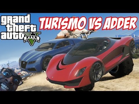 GTA 5 - Grotti Turismo R Vs Adder | #20 (GTA V)
