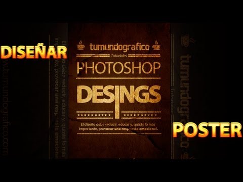 Poster - Tutorial de Photoshop en el que realizaremos un Poster »» Facebook: http://facebook.com/tumundografico »» Sigueme en twitter: http://twitter.com/HammerGarita...