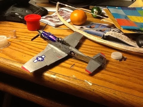 how to draw the p-51 mustang