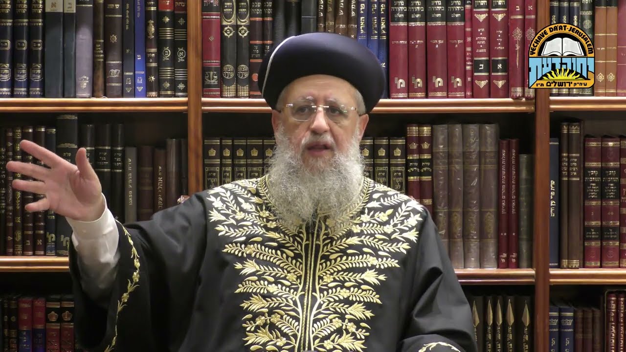 Maran HaRishon LeZion Rabbi David Yosef- Parashat Behaalotecha: Faith As Strength In Difficult Times