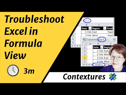 how to troubleshoot excel