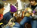 Andrew, Zack, and Colter Jam in Be-Music