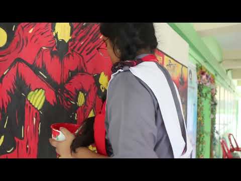 ২৪ এর রঙে গ্রাফিতি