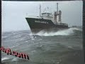 Smit-Lloyd 9 sailing in bad weather on the Grand Banks in Canada