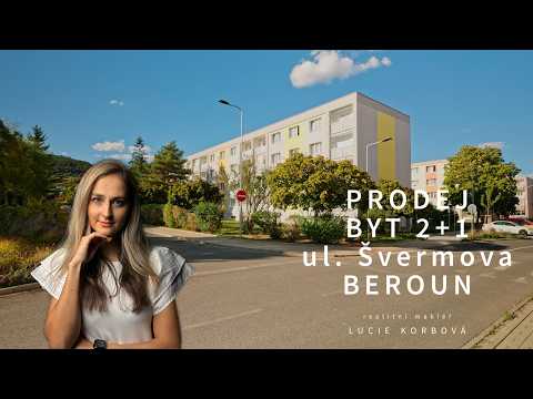 Video Prodej slunného bytu 2+1, 56 m2 - Beroun ul. Švermova