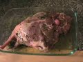 Fire Pit Rotisserie Leg of Lamb