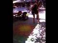 action painting barbara streiff in trancoso bahia brasil