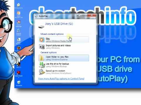 how to locate autorun.inf