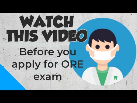 ORE Exam - Watch this video before you apply for the ORE exam
