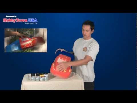 how to paint rc truck body
