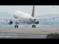 復興航空 Airbus A321 Landing チャーター機 高知龍馬空港 2012.2.5