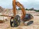 Stratti Twin Rocksaw....April 2008...CASE CX330 Stratti Twin Rocksaw....April 2008...CASE CX330