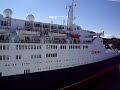 Farewell to QE2 from Oceana at Stavanger