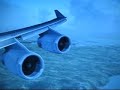 Qantas YSSY Sydney Approach and Landing FSX PMDG 747-400