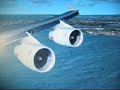 Qantas YSSY Sydney Approach and Landing FSX PMDG 747-400