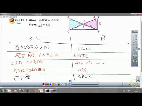 how to prove overlapping triangles similar