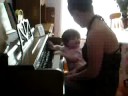 piano with Aunt Val