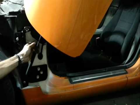 how to remove mg tf door panel