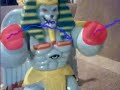 MMPR dragonzord vs goldar and king sphinx