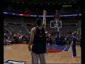 Rasheed Wallace left and righthanded halfcourt