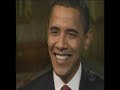 President Elect Barack Obama`s First interview Part 1