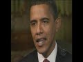 President Elect Barack Obama`s First interview Part 1
