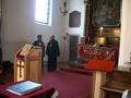 Abune Melketsedek, bishop of the Ethiopian Orthodox Church at the St. Avgin Syrian Orthodox Monastery