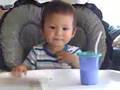 adam louiso having dinner