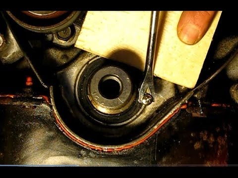 Dodge Caravan 3.0L replacing timing belt, water pump and front seals part 4: Crankshaft oil seal