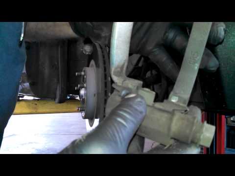 Front brake pad replacement Lincoln Zephyr 2006-1012 pads rotor Install Remove Replace How to