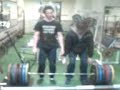 Dubbel-Marklyft Anton och Kippe 320kg med b�lte