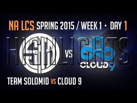 Team Solomid vs Cloud 9 (Highlights) | S5 NA LCS Spring 2015 Week 1 Day 1 Game 1 | TSM vs C9 W1D1G1