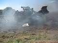 Russian Tank/Bulldozer Car Crush, Beltring 2007