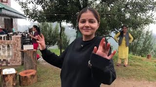 Rubina Dilaik Enjoying Pahadi Dance