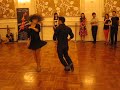 Here's a demonstration of chacarerra, the Argentine folk dance. To make it easier, I'll hyper-link the sequences and detail the choreography which is always the same so you can practice and start doing it at your own milongas: 00:00 clapping opener 00:07 4 step half-circle where both partners meet in the middle, then go back. This is done twice to the beats of the music. 00:17 next is the 8 step full circle around and back to the original position 00:25 the 