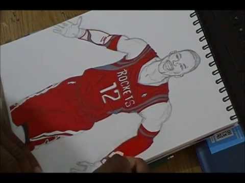 how to draw dwight howard