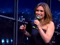 Rachel Ripani no Programa do Jô.