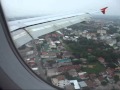 Thai Air Asia FD3320 Landing at Ubon Ratchathani Airport Thailand on Jun 27, 2011