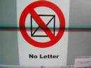 No signs