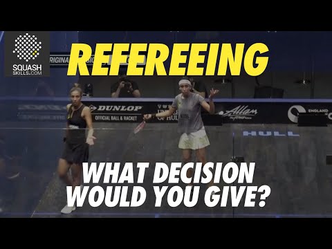 Squash Refereeing: Hammamy v Gohar - Stroke