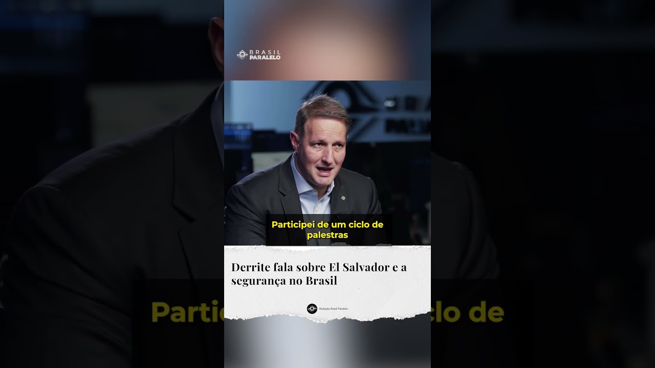 Modelo Bukele no Brasil? Derrite comenta
