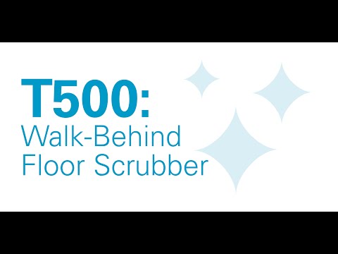 Youtube External Video he T500 / T500e walk-behind floor scrubbers provide optimal performance and consistent results on virtually any hard floor surface condition while lowering cleaning costs.