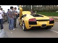 Rest and Relax with a Ferrari F430 and Lamborghini Murcielago by the Side of the Road