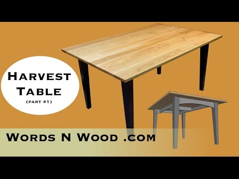 how to build your own harvest table