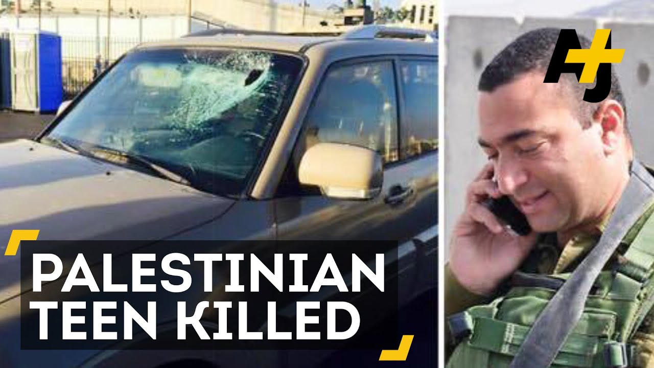 Video: Israeli Officer shoots protesting Palestinian Teen, Leaves him to Bleed Out