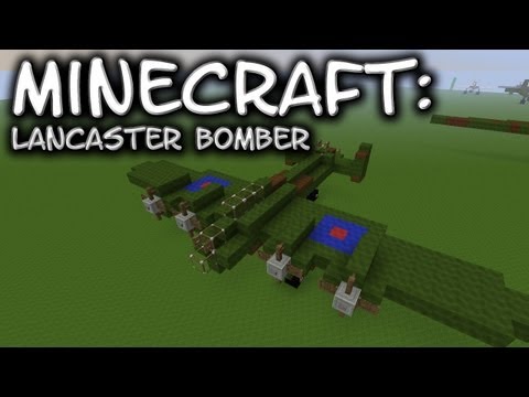 how to build a b17 bomber in minecraft