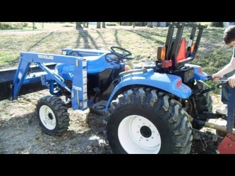 how to drive a new holland tractor
